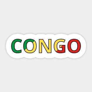 Drapeau Congo Sticker